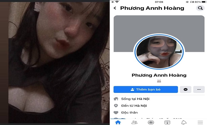 Em Phương Anh Hoàng khoe hàng khủng bị chịch còn ngại ngùng